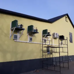 Agregaty chłodnicze masarni.