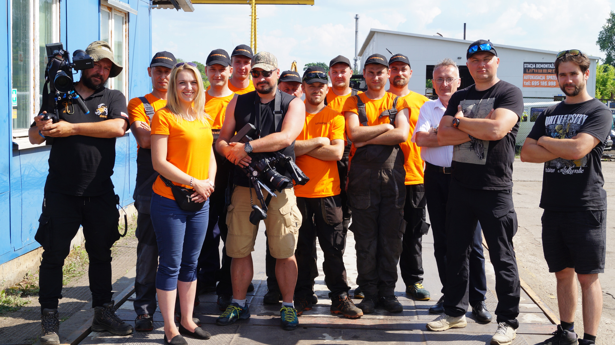 Nasza ekipa z ekipą DISCOVERY !