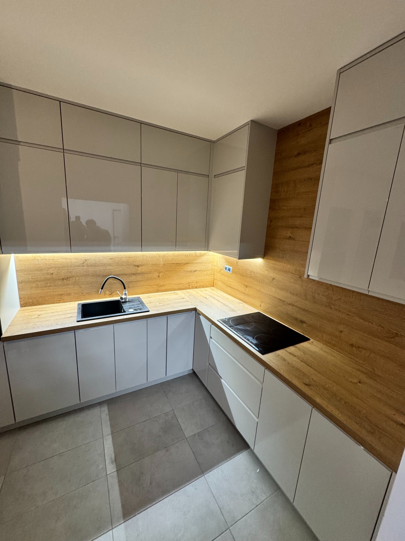 Meble kuchenne realizacja mieszkanie w Katowicach