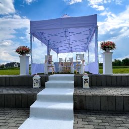 Ślub w plenerze pod namiotem wynajem namiotów na ślub