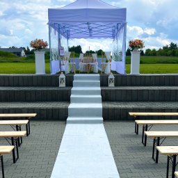 Ślub w plenerze pod namiotem wynajem namiotów na ślub