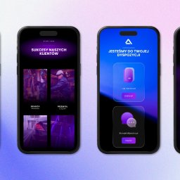 Klient: Adspektra. Projekt: Strona internetowa (wersja mobile). Branża: marketing.