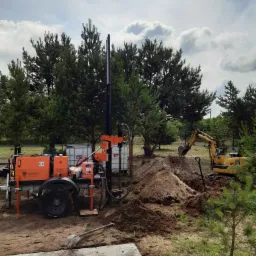 Wiercenie studni głębinowej