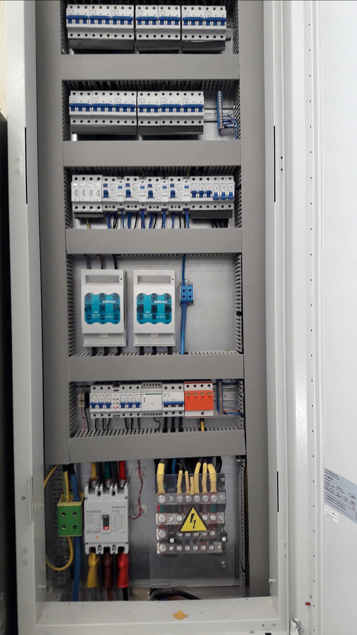 Rozdzielnia ee hali produkcyjnej