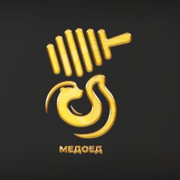 Logotyp produkcji miodu "Медоед"