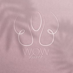 Logotyp salonu urody "WOW hair"