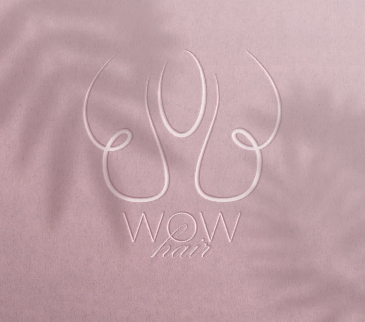 Logotyp salonu urody 'WOW hair'
