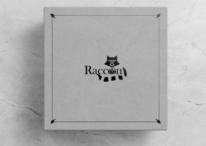 Logotyp biżuterii 'Raccoon'