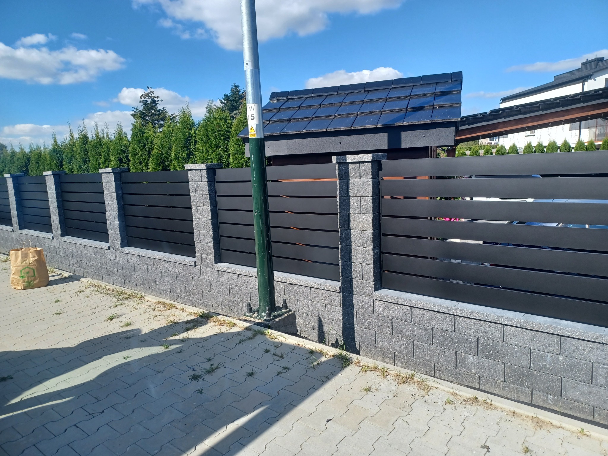 Przęsła aluminiowe palisadowe