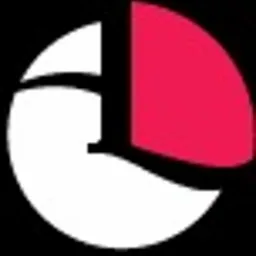 Proste logo firmy Account & Legalization Sp. z o.o. w formie okręgu z wyciętym białym fragmentem i wypełnioną czerwoną ćwiartką, stylizowane na wykres kołowy.