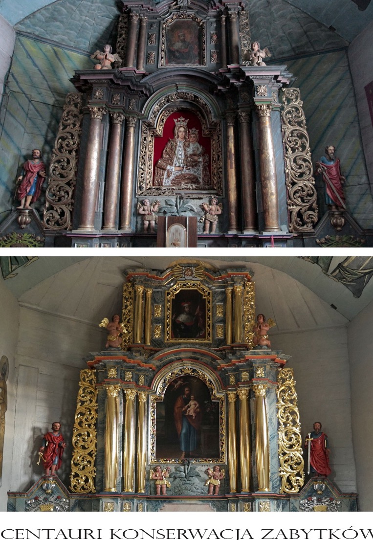 Konserwacja zabytkowego ołtarza Królik Polski