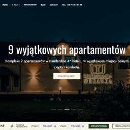 Strona hotelu Weranda Apartments https://weranda.apartments/