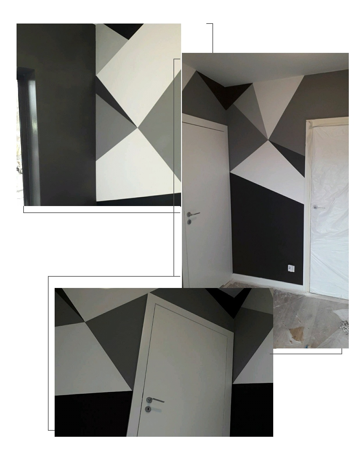 Malowanie ścian geometria