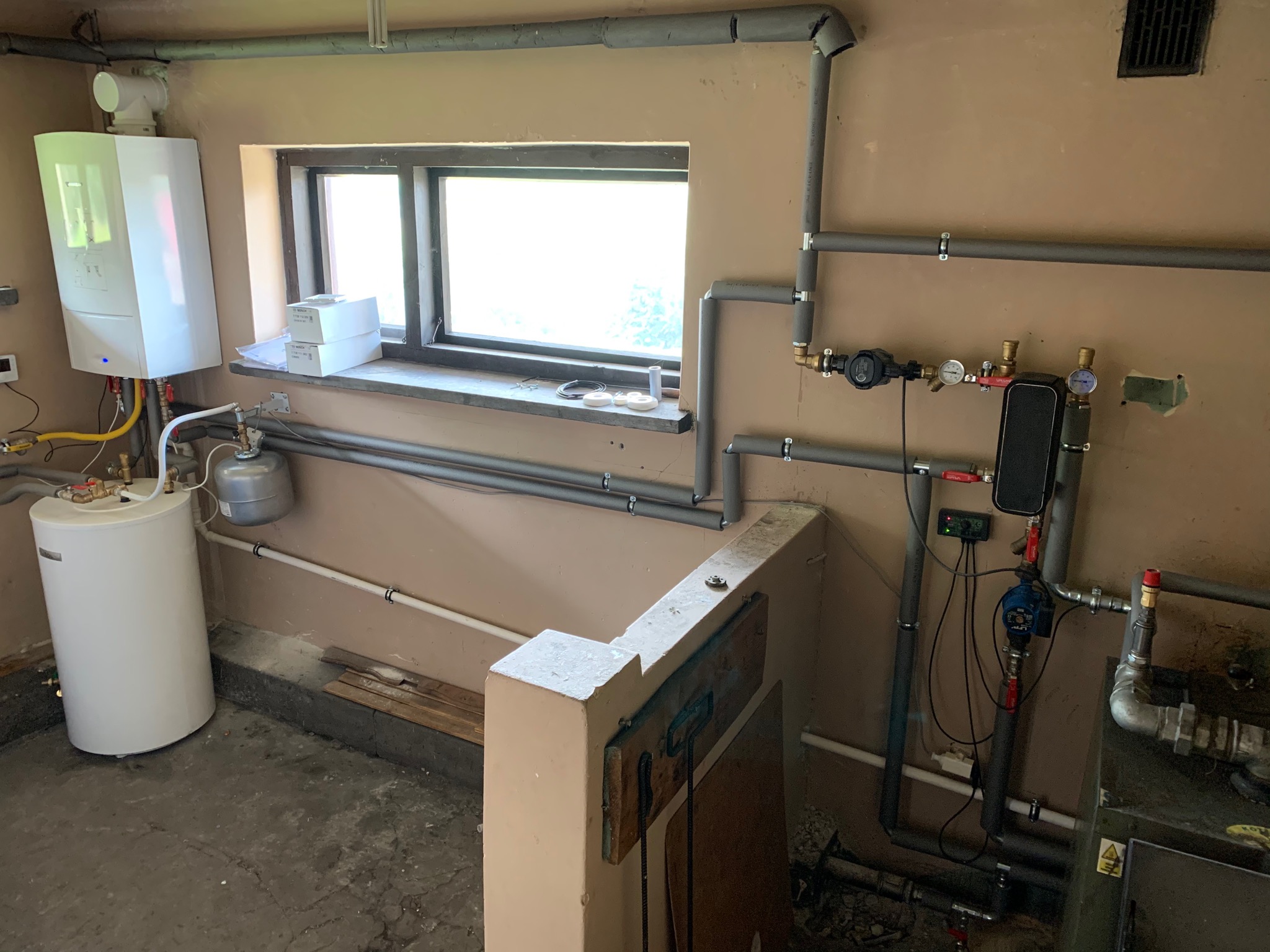 Modernizacja starej kotłowni węglowej.