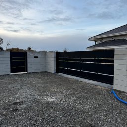 Brama Aluminiowa Malowana Proszkowo