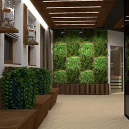 EWA BRANIECKA-BŁACHUT EBB Design - Poczekalnia SPA