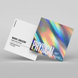 Projekt nowoczesnej wizytówki dla PhysicalArtHouse