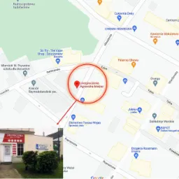 Nasza lokalizacja - Dzierżoniów ul. Klasztorna 7