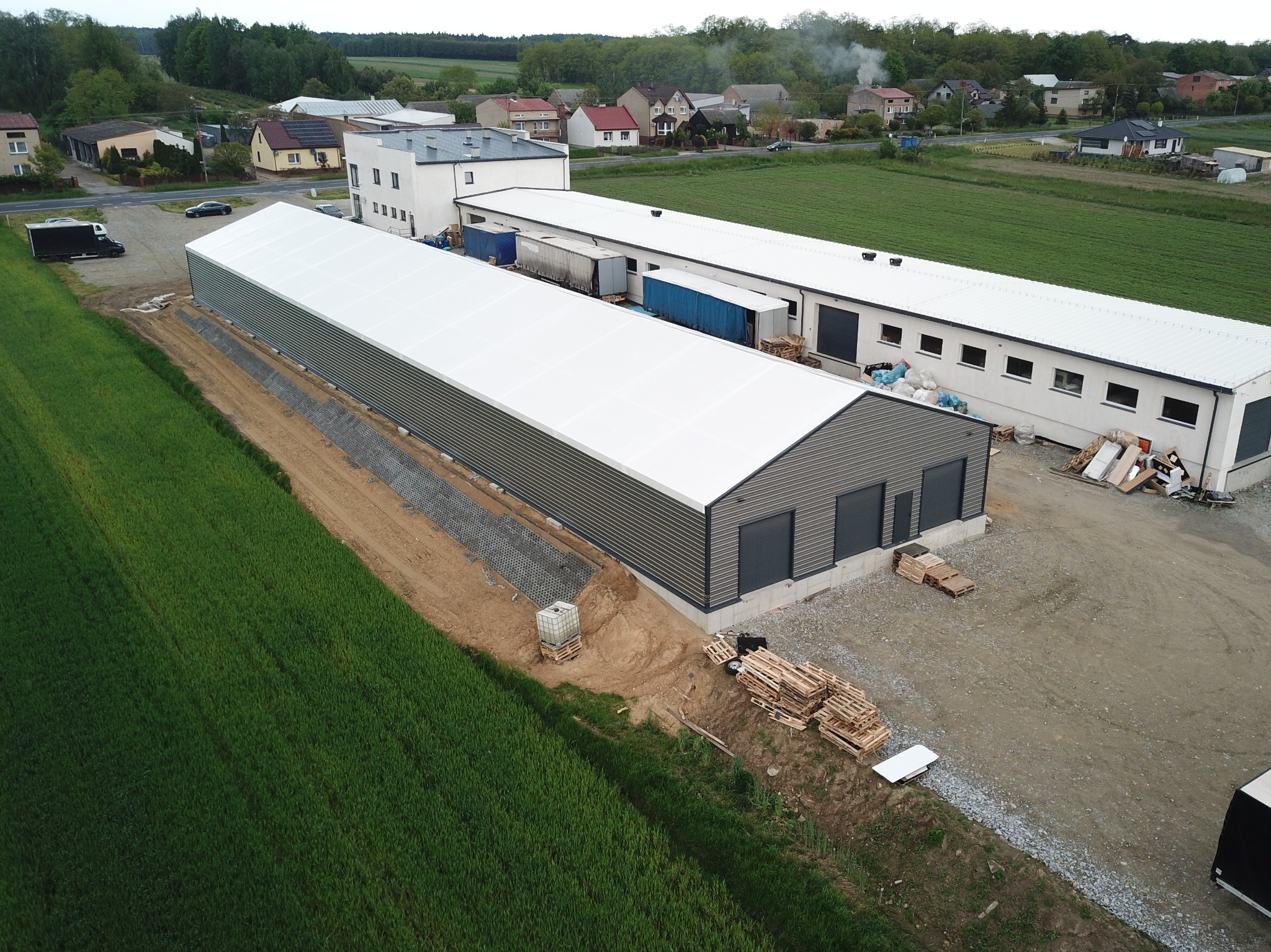 Budowa Hali namiotowej o wymiarach 15x65x4