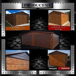 Garaże Blaszane,ocynkowane,akrylowane,drewnopodobne-PRODUCENT-Najwyższa Jakość