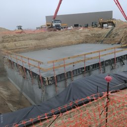 CONCRET Nadzór i Budownictwo Paweł Stefanowski - Budowa zbiornika żelbetowego retencyjnego w technologii 'białej wanny'