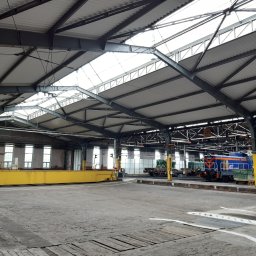 Remont hali LOKOMOTYWOWNI Wrocław Dworzec Główny