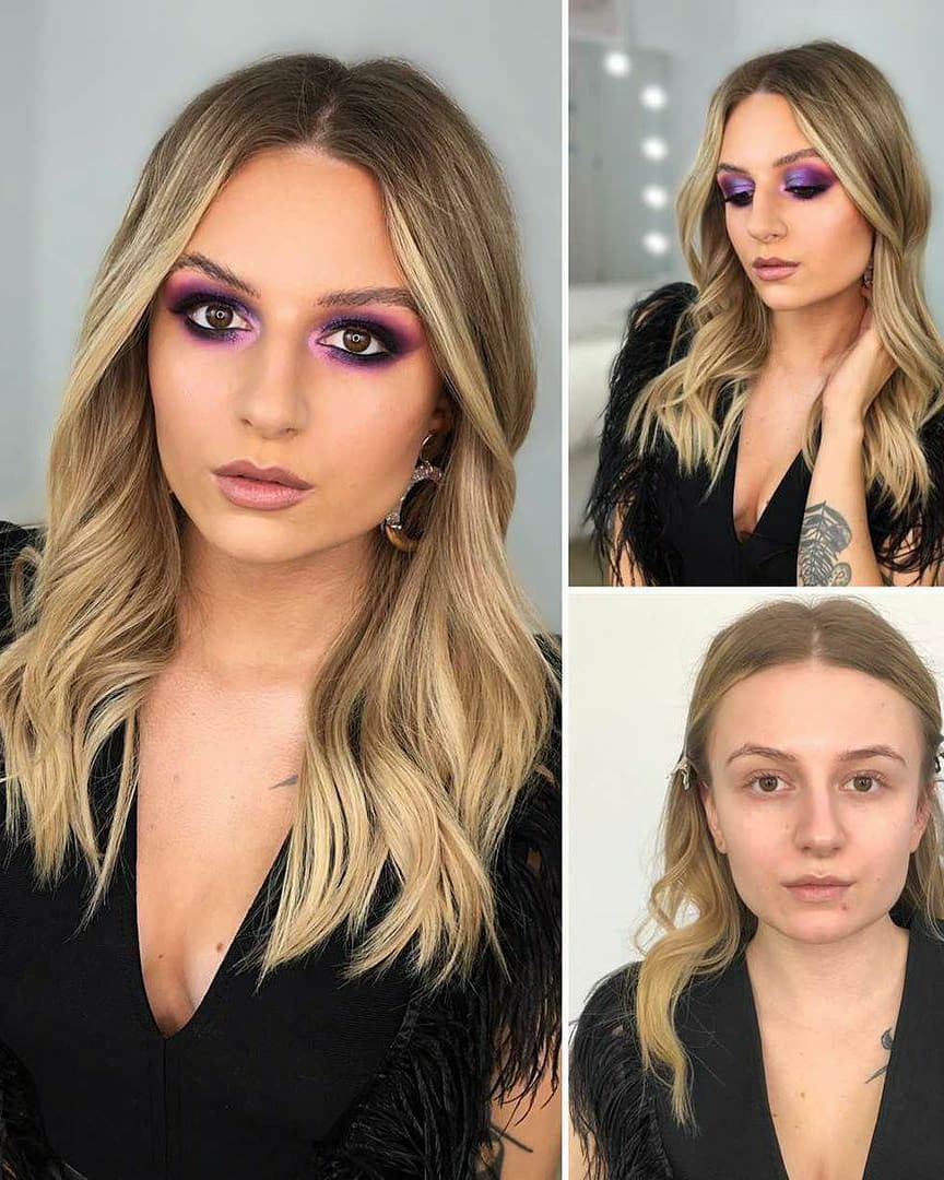 Makijaż typu smokey eyes