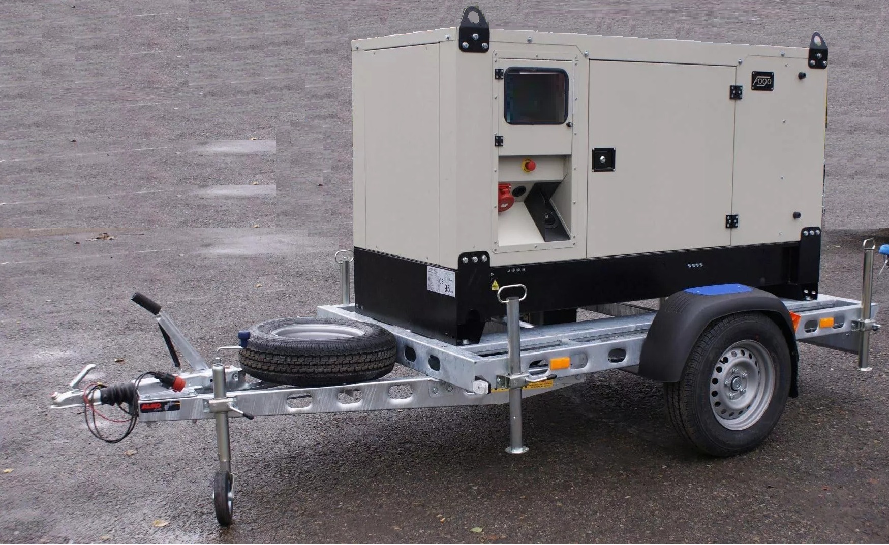 Agregaty prądotwórcze na przyczepie