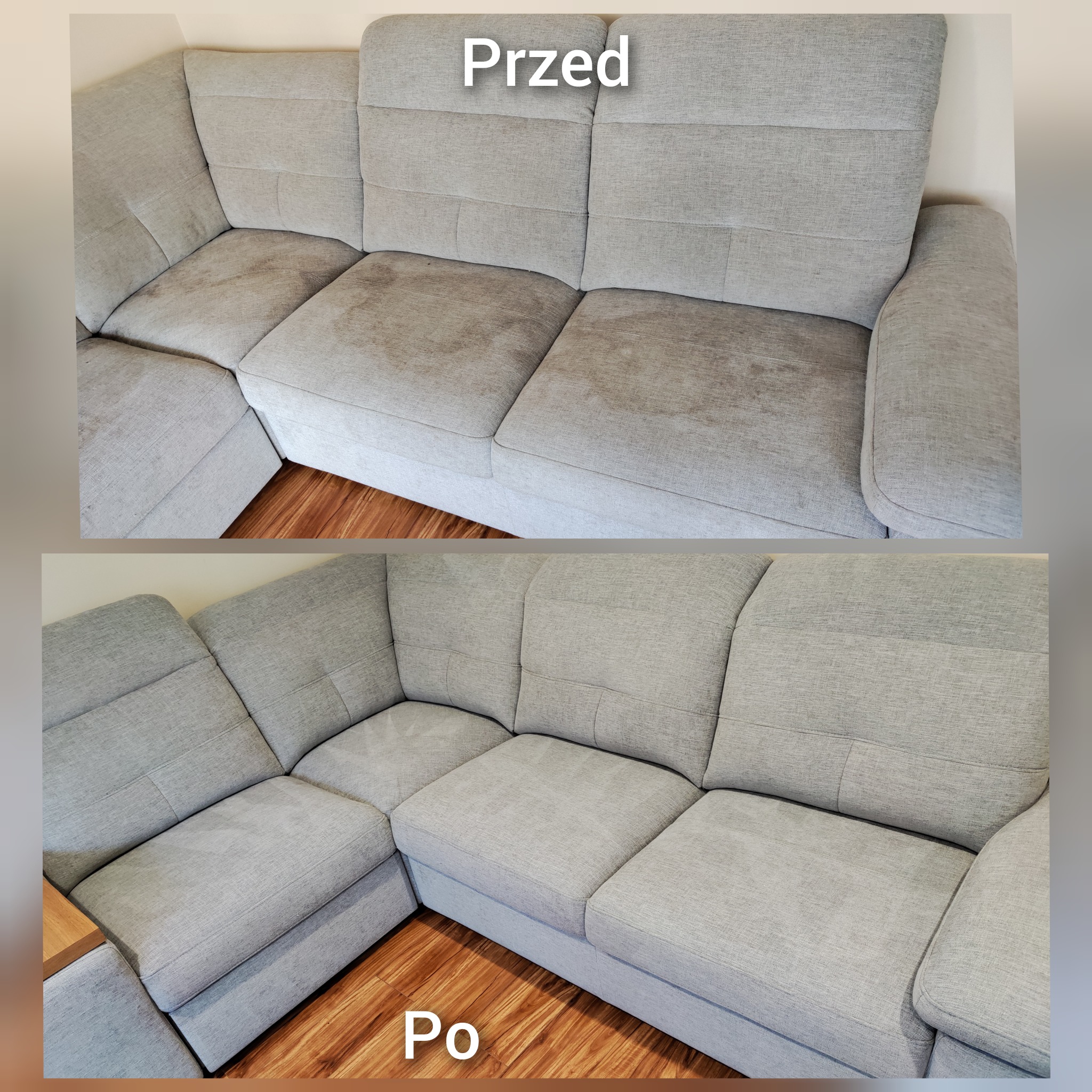 Pranie narożnika po zasikaniu przez psa