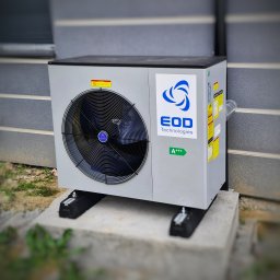 Pompa ciepła powietrze-woda  w technologii EVI DC  full inverter  o mocy 8kW SCOP 4,72  klasa energetyczna A+++ 