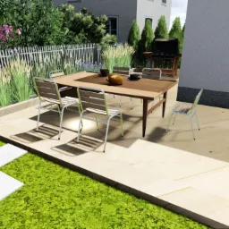 Wizualizacja zagospodarowania ogrodu - Kraków