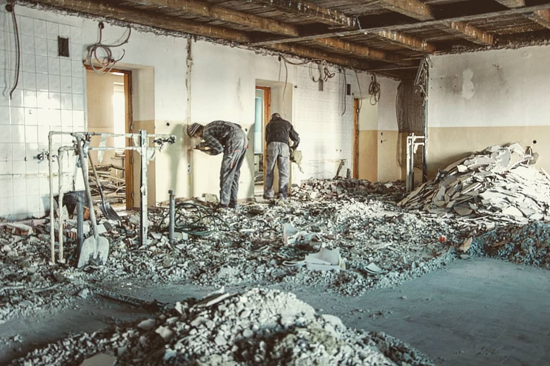 Wyburzenia w Domu Pomocy Społecznej im. Ludwika i Anny Helclów w Krakowie