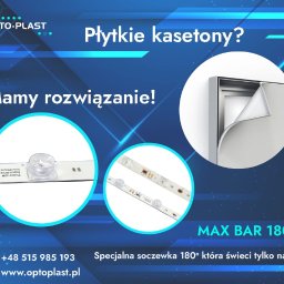 oświetlenie reklam zewnętrznych, kasetonów
