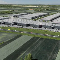 Hala magazynowa w Kątach Wrocławskich.