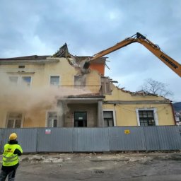 Rozbiórki budynków Nowy Sącz 1