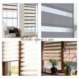 Realizacje rolety dzień i noc Super wygodne i trwałe rozwiązanie