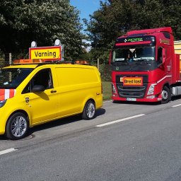 transport basenów z pilotem szerokosć 4m