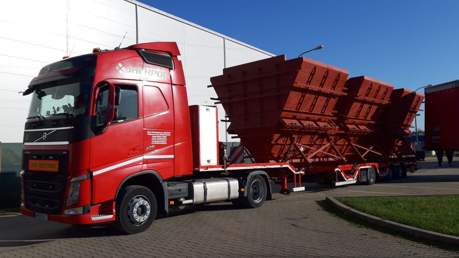 transport zasypów 5m wysokie 4,80 szerokie