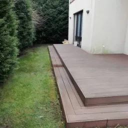 Taras z drewna bangkirai