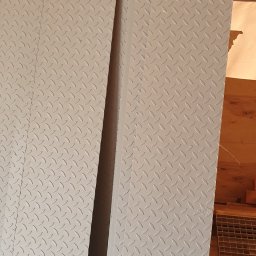 Blachy po piaskowaniu  i malowaniu