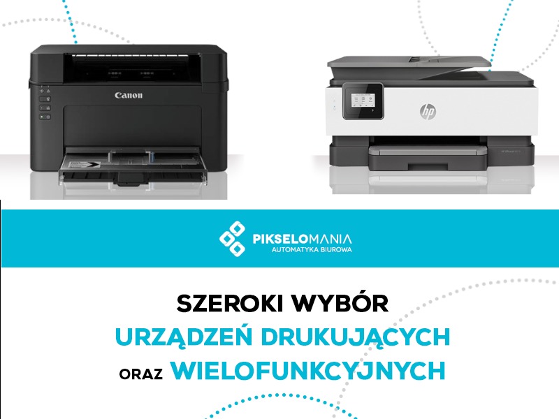 Kserokopiarki, drukarki, urządzenia wielofunkcyjne i wielkoformatowe dla firm i dla domu