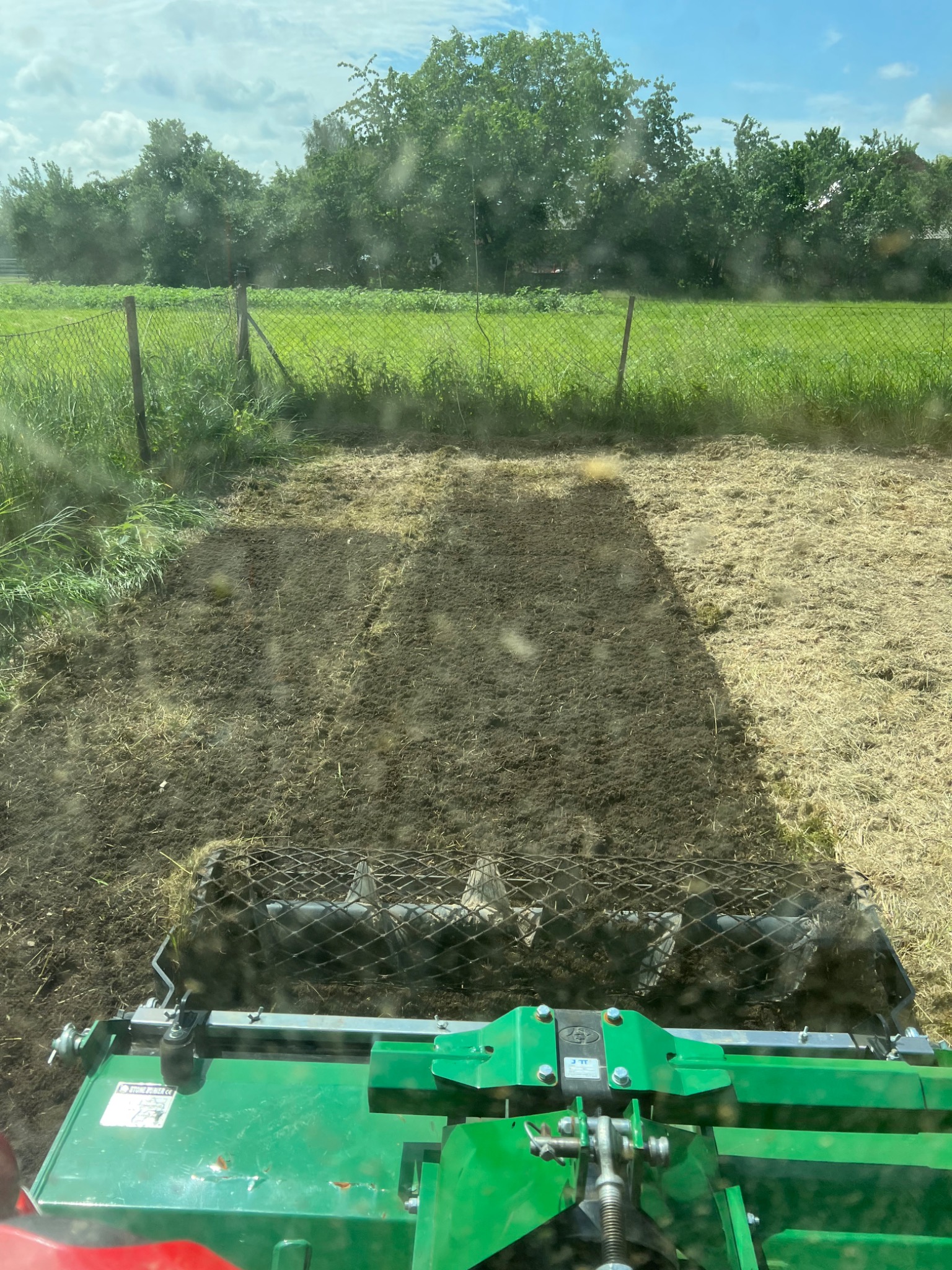 Glebogryzarka separacyjna w akcji .