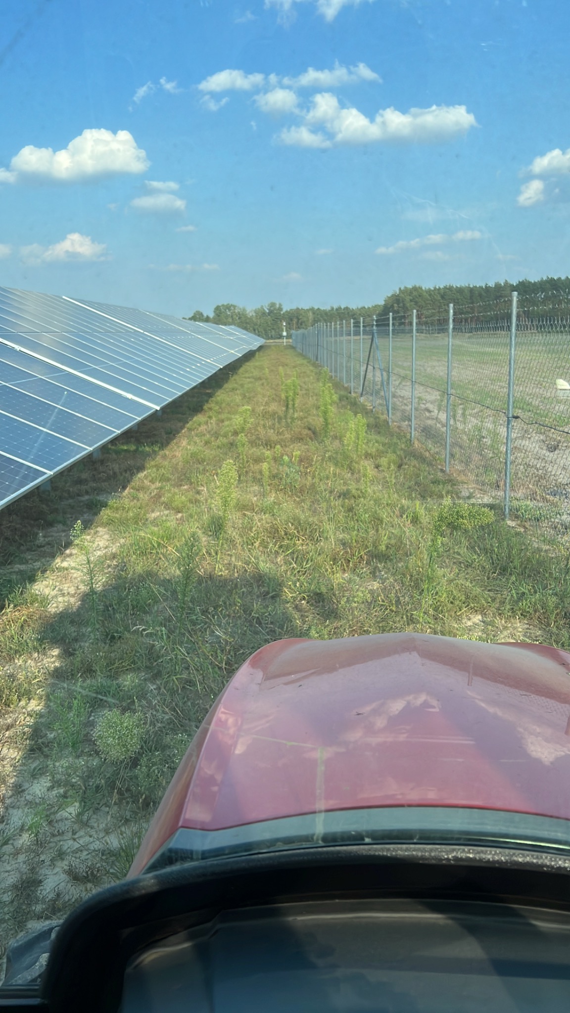 Koszenie fermy fotowoltaicznej , szybko i profesjonalnie .