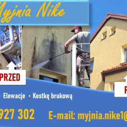 Myjemy elewacje - do każdego zlecenia podchodzimy indywidualnie i dobieramy środki czyszczące pod kątem zabrudzeń z uwzględnieniem ochrony roślin.