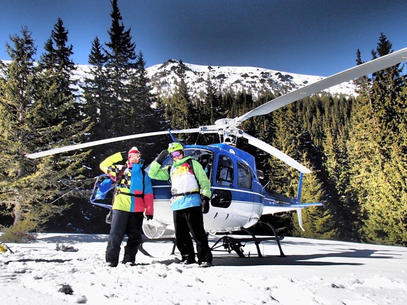 Heli Skiing w Rumunii