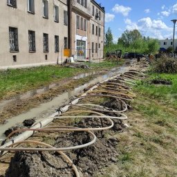 Instalacja odwadniająca metodą igłofiltrową