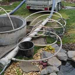 Instalacja odwadniająca metodą igłofiltrową