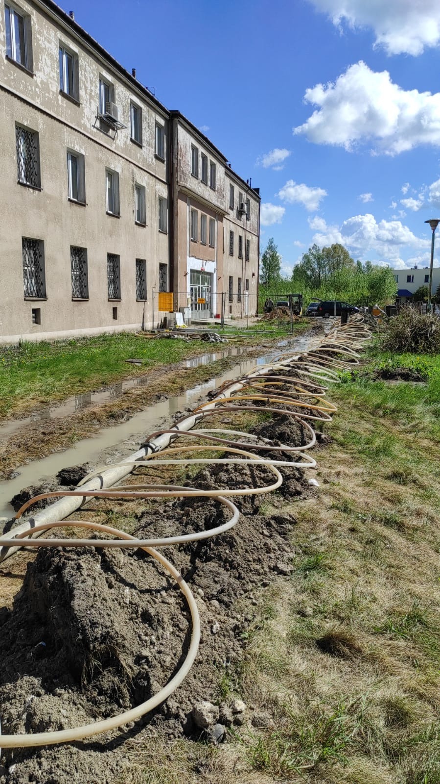 Instalacja odwadniająca metodą igłofiltrową