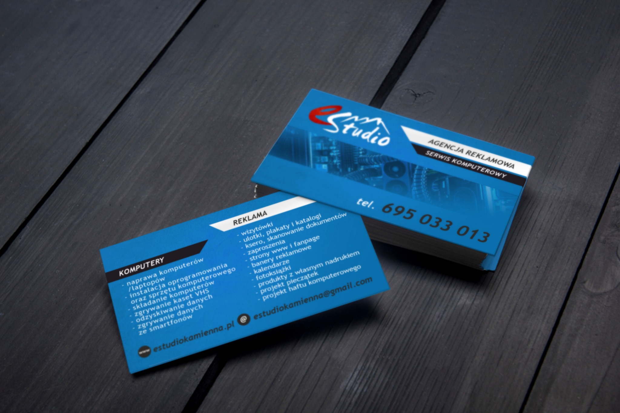 wzór naszych wizytówek