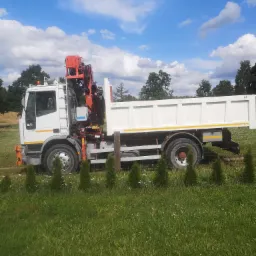 Transport wywrotka + hds